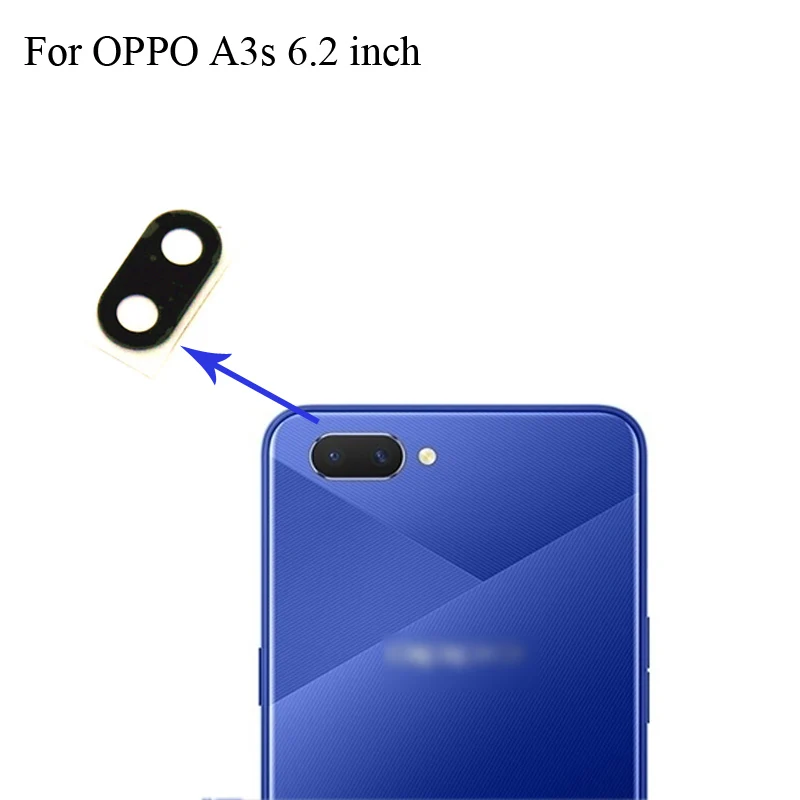 Запасной объектив задней камеры для OPPO A3S A 3 s стеклянный A3 S запчасти телефонов