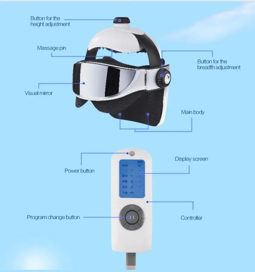 Массажер для головы HANRIVER снятия стресса улучшения сна релаксации загрузки