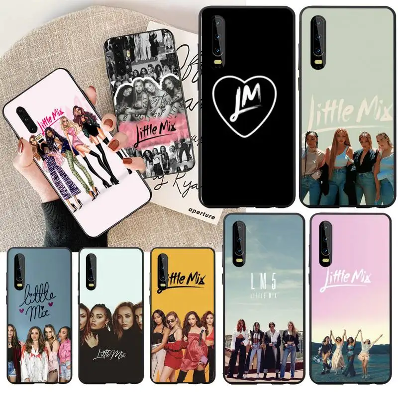 Мягкий силиконовый черный чехол PENGHUWAN Little Mix для телефона Huawei P30 P20 Mate 20 Pro Lite Smart Y9