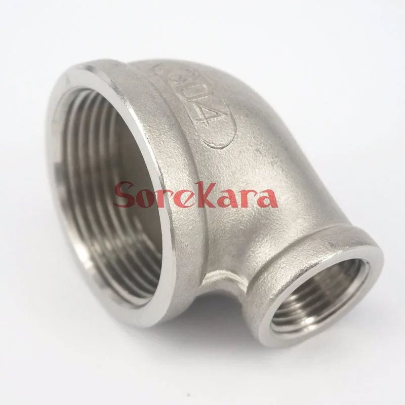 2 &quotBS до 1/2&quot BSP Женский 304 нержавеющая сталь редукционный локоть соединитель