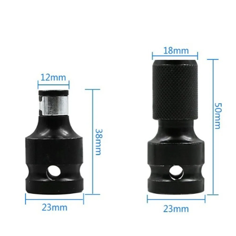 

1/2" Square to 1/4" hex ratchet socket adapter drive converter impact tool HH