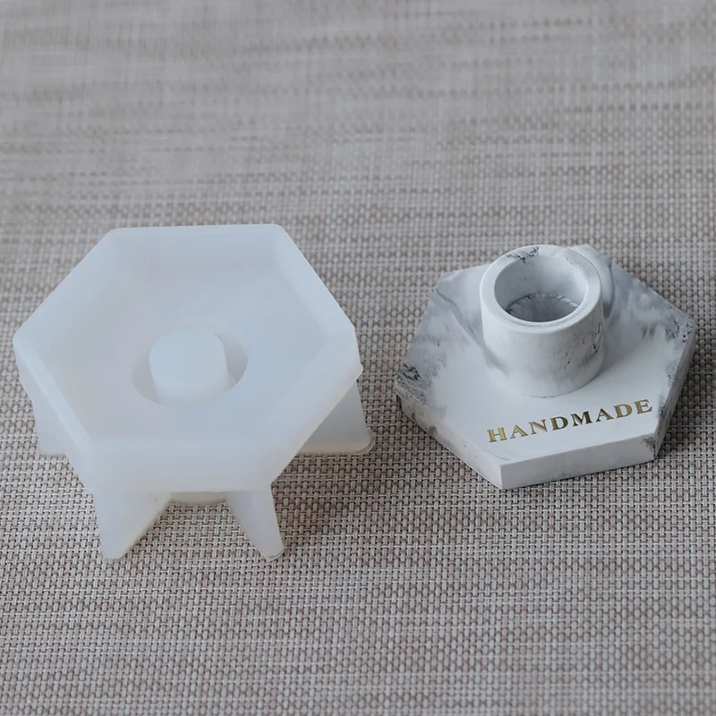 Новинка подсвечник ручной работы пепельница смола форма для подсвечника