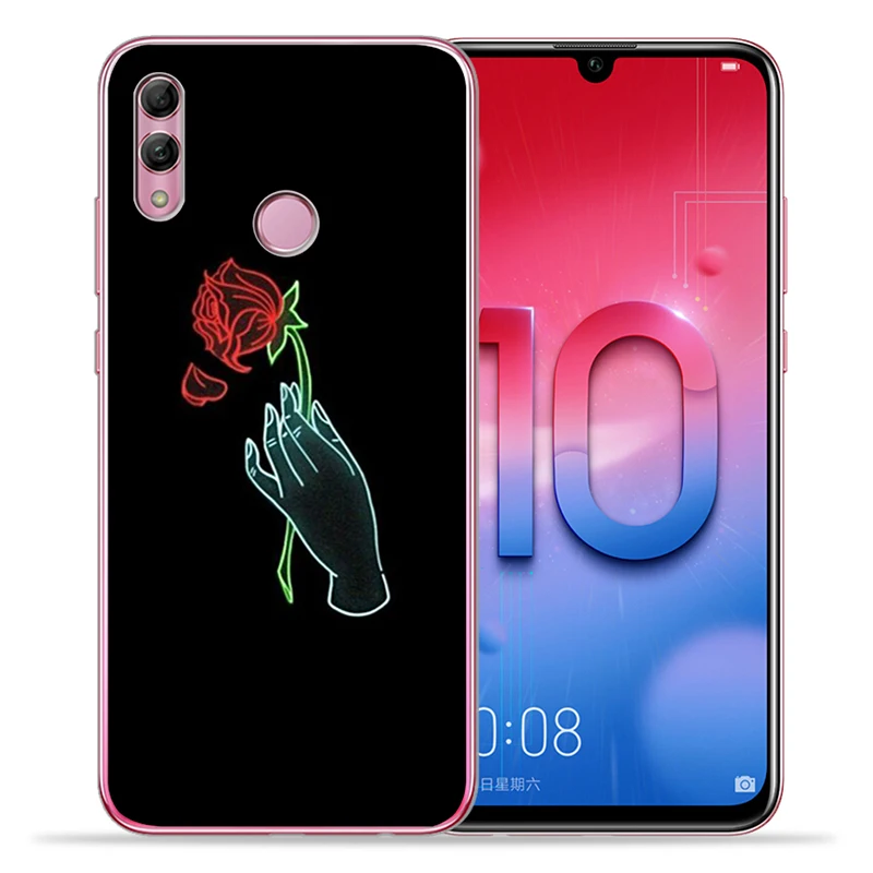 Красивые Цветные Милые Мягкие силиконовые чехлы в виде розы чехол для телефона