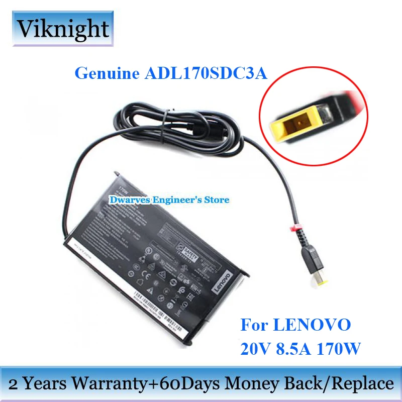 Carregador para Lenovo Fonte de Alimentação Genuíno Adaptador Sa10r16882 02dl136 Portátil 20v 8.5a 170w ac