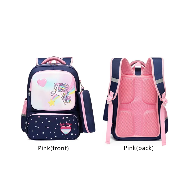 SUN EIGHT Fashion Children School Bags Girls Backpack Waterproof Primary Students Book Bag Orthopedic Back