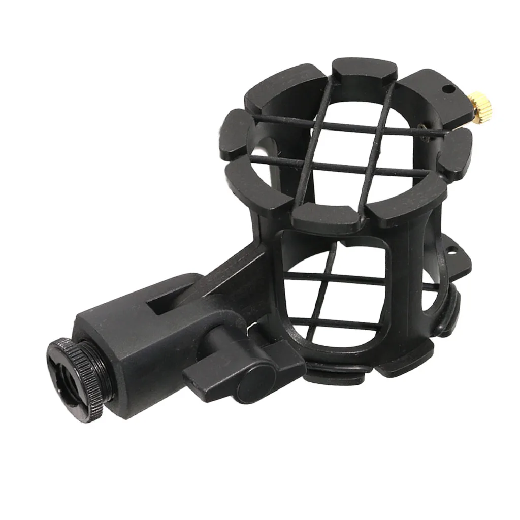 

Black Durable Microphone Shock Mount Made Of Quality Materials