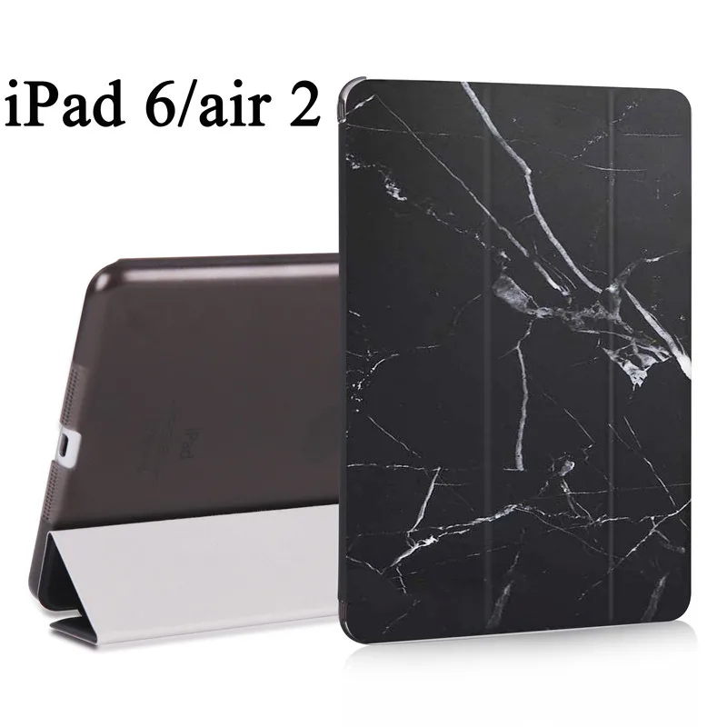 Для iPad 9,7 чехол жесткий мраморный узор планшет смарт-чехол для iPad 9,7 Air 1 2 Mini 1 2 3 4 5 iPad 2/3/4 Funda Capa - Цвет: B050011