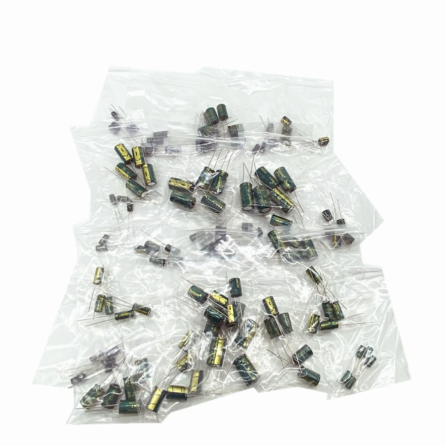 Комплект алюминиевых электролитических конденсаторов 25valuesx5 шт. всего 125 16 в 25 50 1