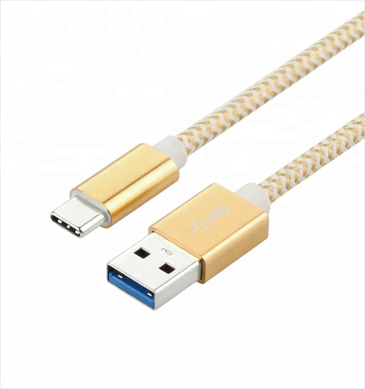 GloryStar 2020 Топ продавец Плетеный Дата кабель USB 3 1 Тип C алюминиевый корпус