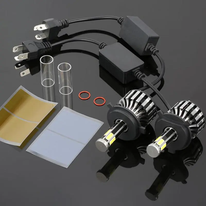6-sides H7 светодиодные фары лампы H11/H8/H9 COB 3000k 6000k 8000k 6000LM фонари для авто X6S 12В 24В |
