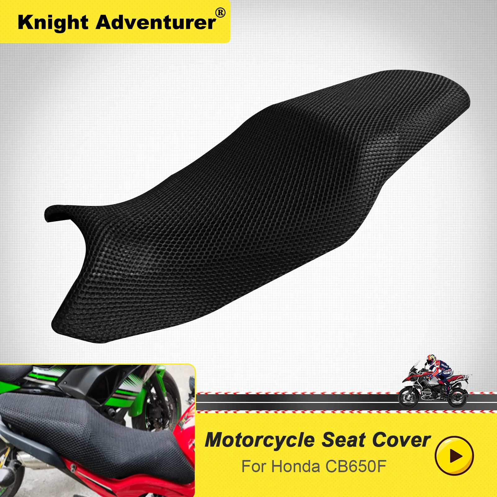 FIT For Honda CBR650F CBR 650F CB650F Motorcycle Seat Cover Prevent Bask In Seat Scooter Heat Insulation Cushion Cover