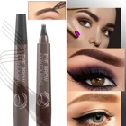 Карандаш для бровей водостойкий натуральный карандаш для бровей с четырьмя крапанами макияж для бровей 5 цветов стойкая татуировочная ручка для бровей