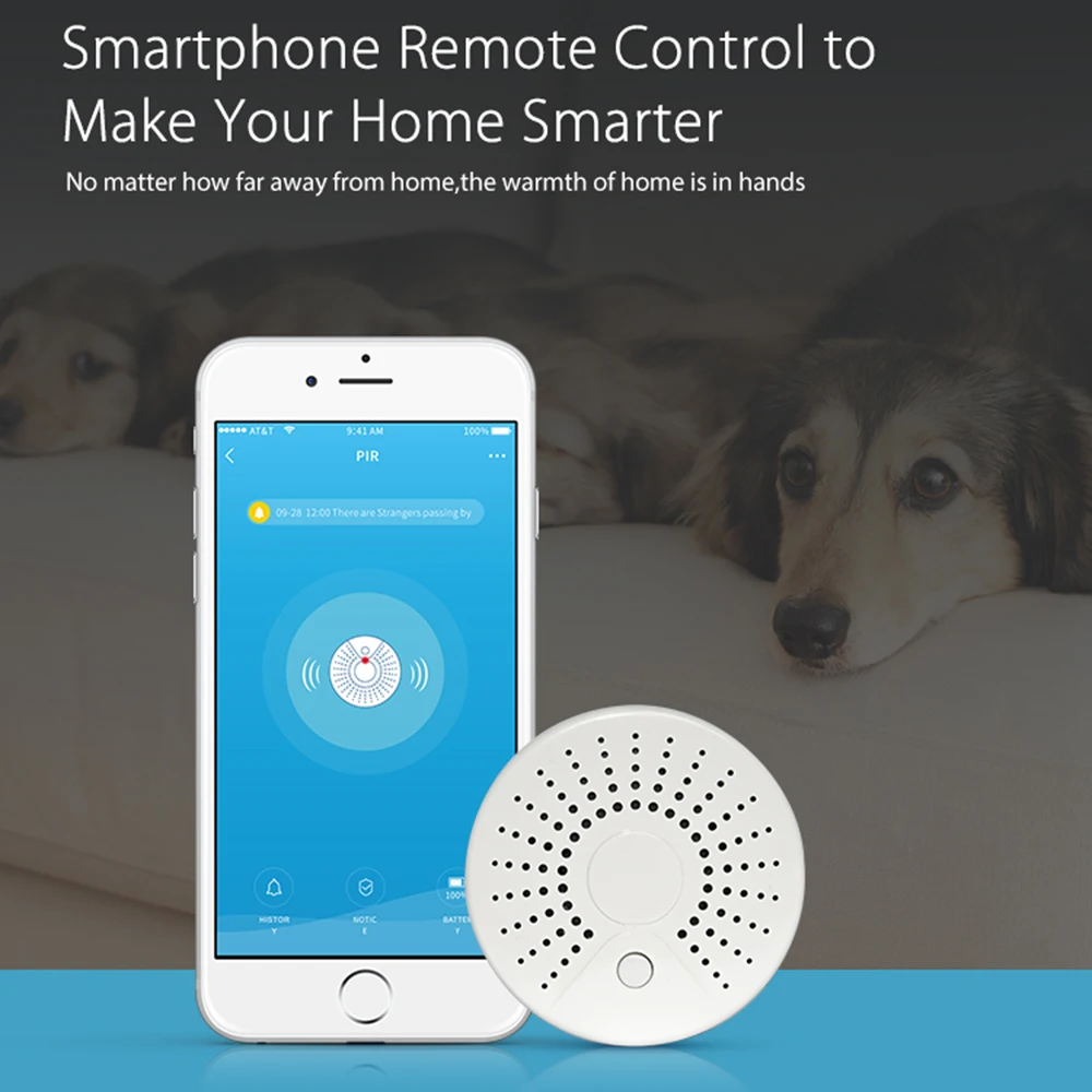 Умный беспроводной датчик температуры дыма с Wi Fi для автоматизации|Приборы