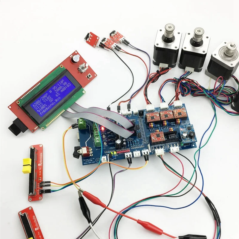 Материнская плата PCB RAMPS1.57 для Ultimaker 3D принтера Поддержка двуглавого ввода |