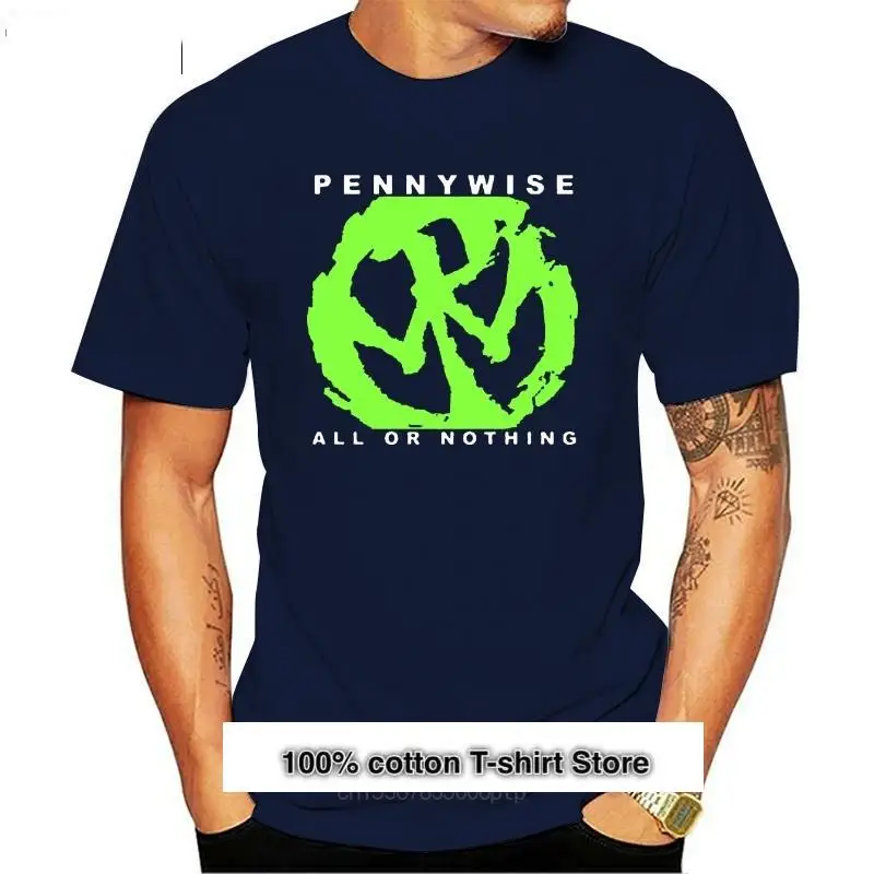 

Pennywise-Camiseta de Punk Rock para hombre, camiseta negra, talla S-3XL, 100% algodón, n. ° 039s, nueva