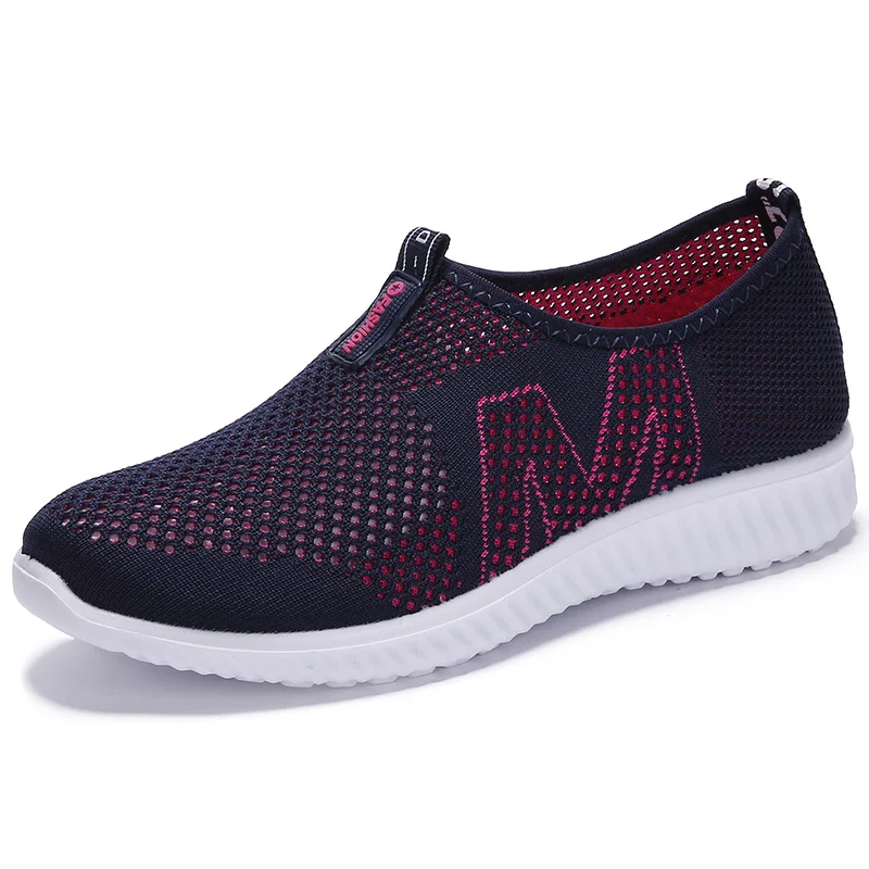 Женские сетчатые туфли на плоской подошве повседневные весна-осень | Обувь