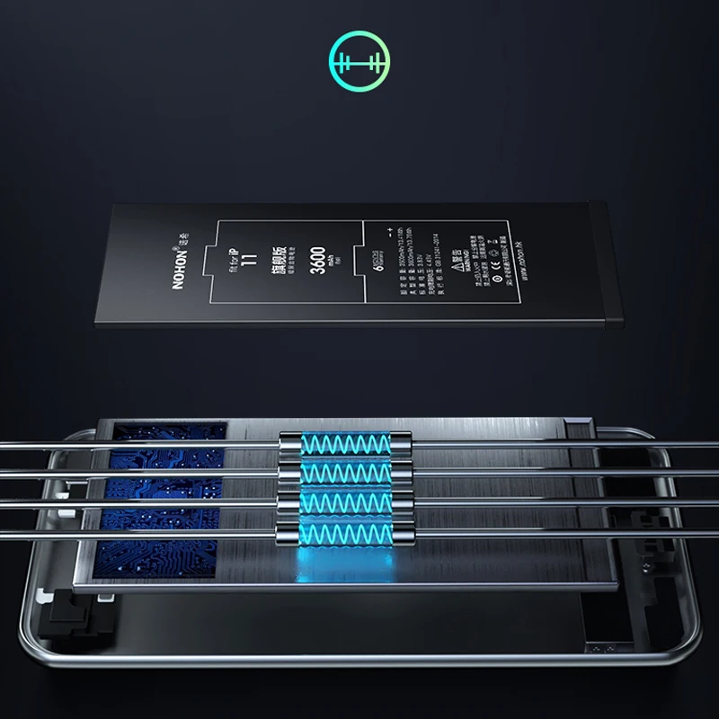 Аккумулятор NOHON для iPhone 11 5S 6 6S 7 8 Plus XR X SE Max сменная батарея телефона большой