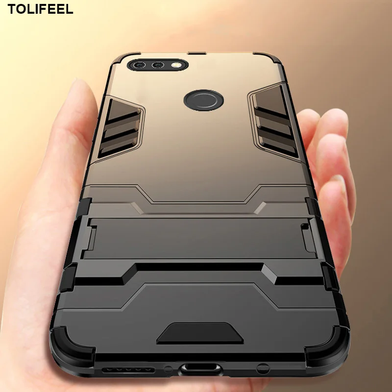 

Чехол для Huawei Honor 7X силиконовый чехол противоударный Жесткий ПК робот Броня Тонкий чехол-накладка для телефона Honor 7X Coque