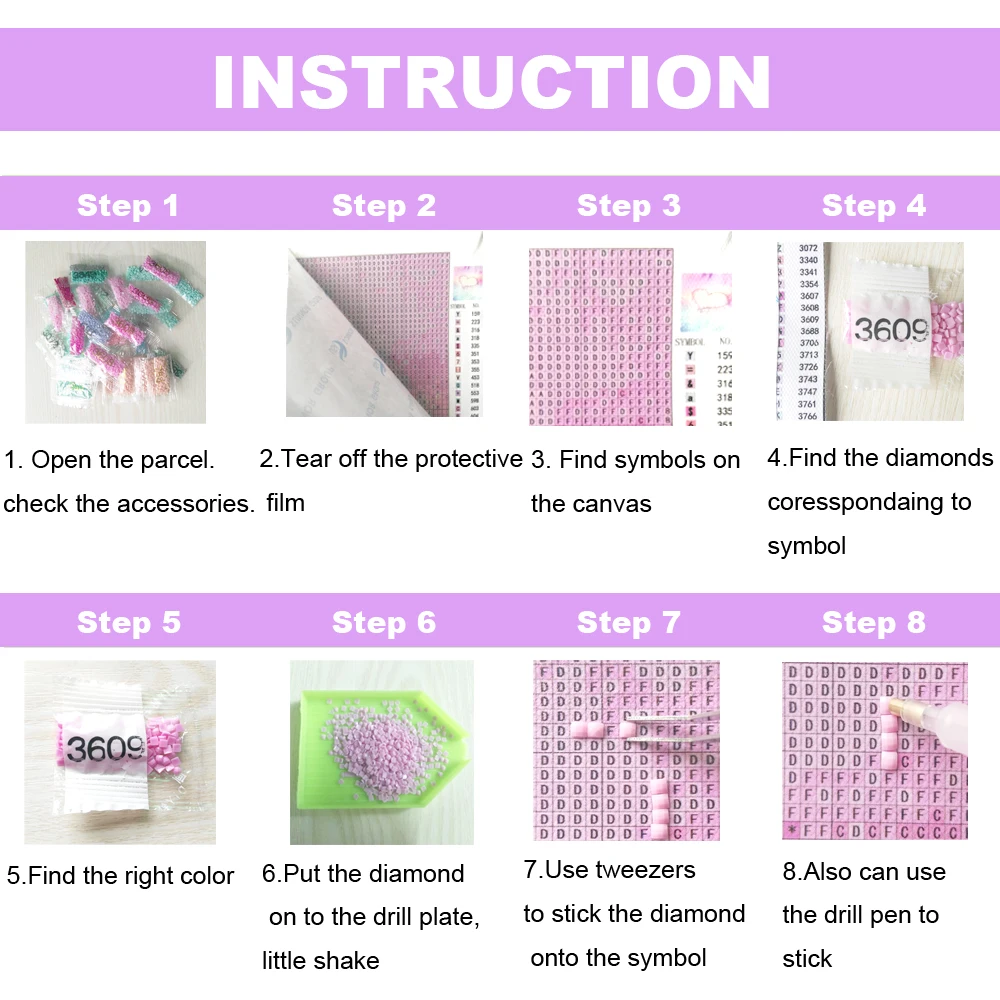 

5D Full Drill Diy Diamond Painting Cross Stitch Resin Square/round Diamond Embroidery home Decor birds house landscape