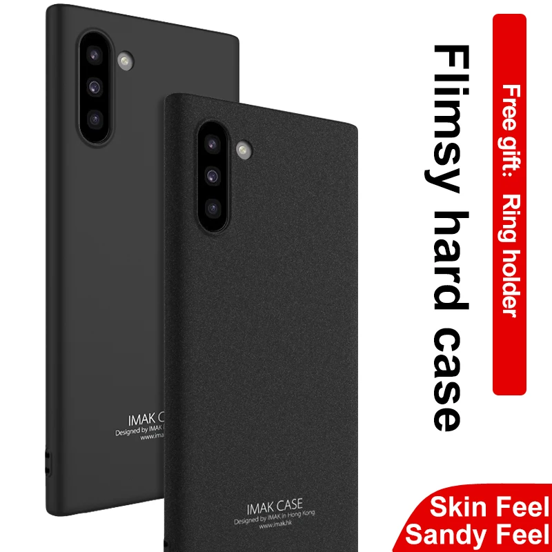 Чехол Imak Cowboy для Samsung Galaxy Note 10 Матовый Жесткий чехол телефона из поликарбоната защитная пленка держатель