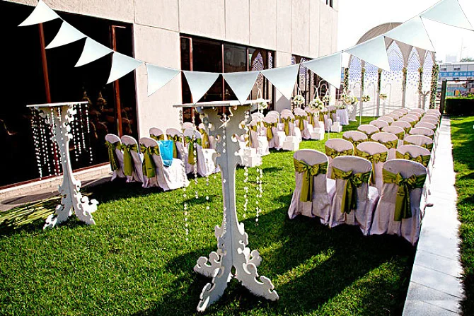 4 м 12 флагов красный оранжевый синий желтый белый бантик украшение для свадебной