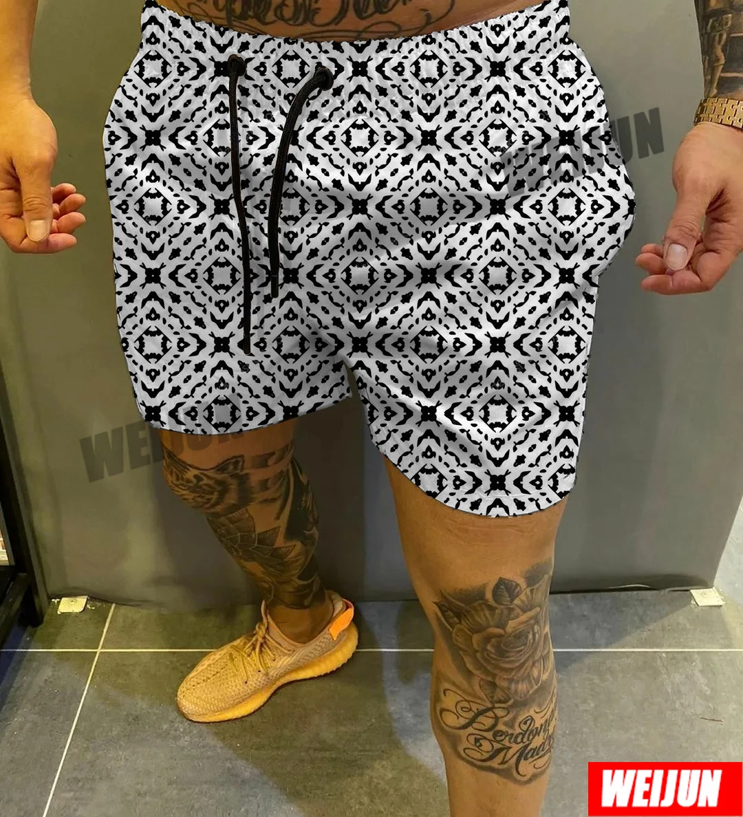 

Fashion print Hawaiian trend print shorts men's summer loose and comfortable youth men's casual shorts S-6XL