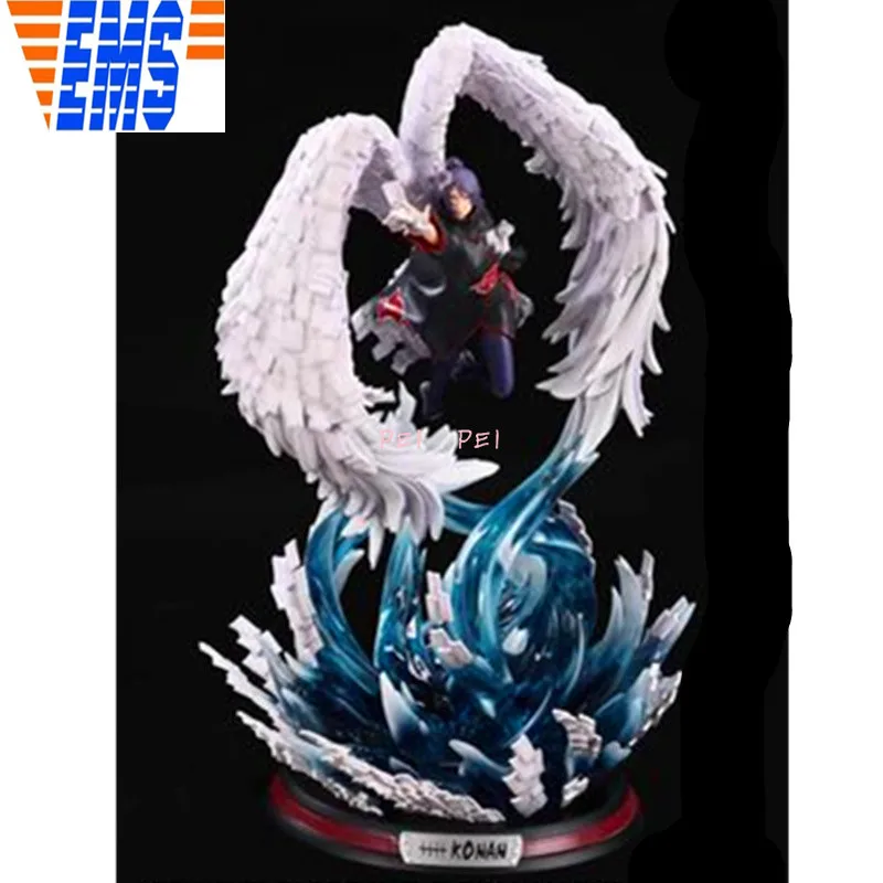 Аниме Наруто Акацуки Konan со светодиодный светильник gk смола статуя фигурка Коллекционная модель игрушки коробка p1750
