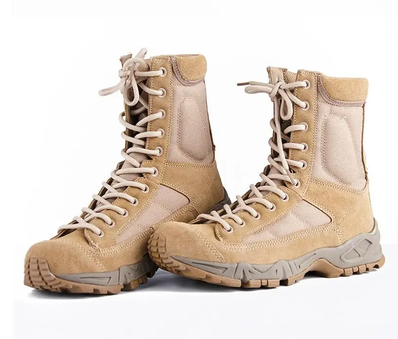 Новые спортивные армейские Для мужчин боевые тактические сапоги на открытом