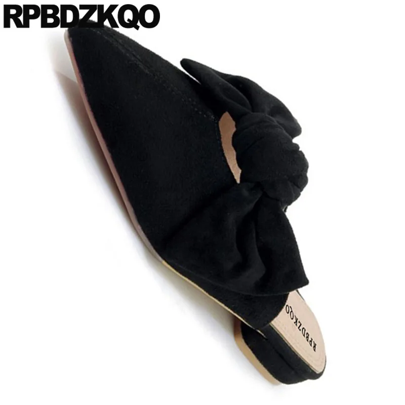 Китайский 11 Дешевая обувь Китай С острым носком Женские слипоны на плоской