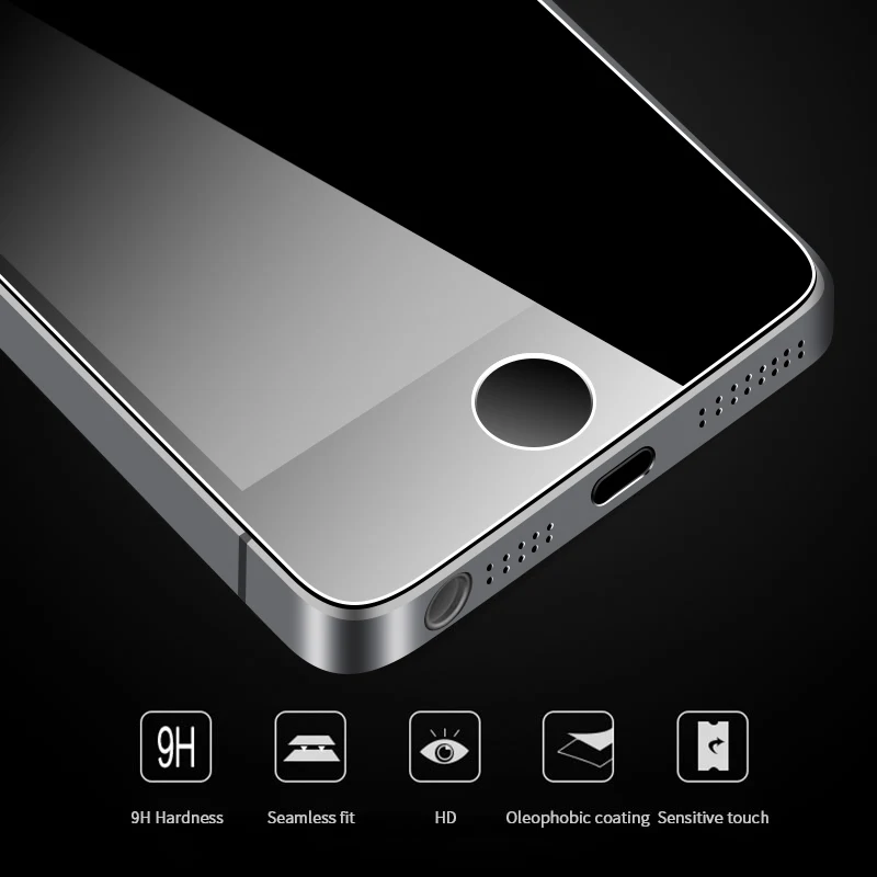 Закаленное стекло для iPhone 5 5S SE закаленное защитное пленка 5c протектор