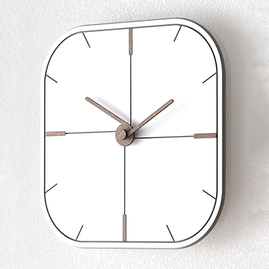 Скандинавские минималистичные настенные часы современный дизайн гостиная