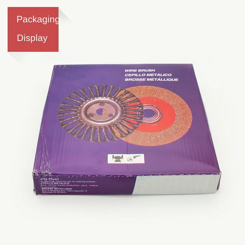 

Wire Wheels/125/150/200 Wire Wheels Machine Flat Wire Wheels Flat Wire Brush Brush Foreign Trade Rust Removal