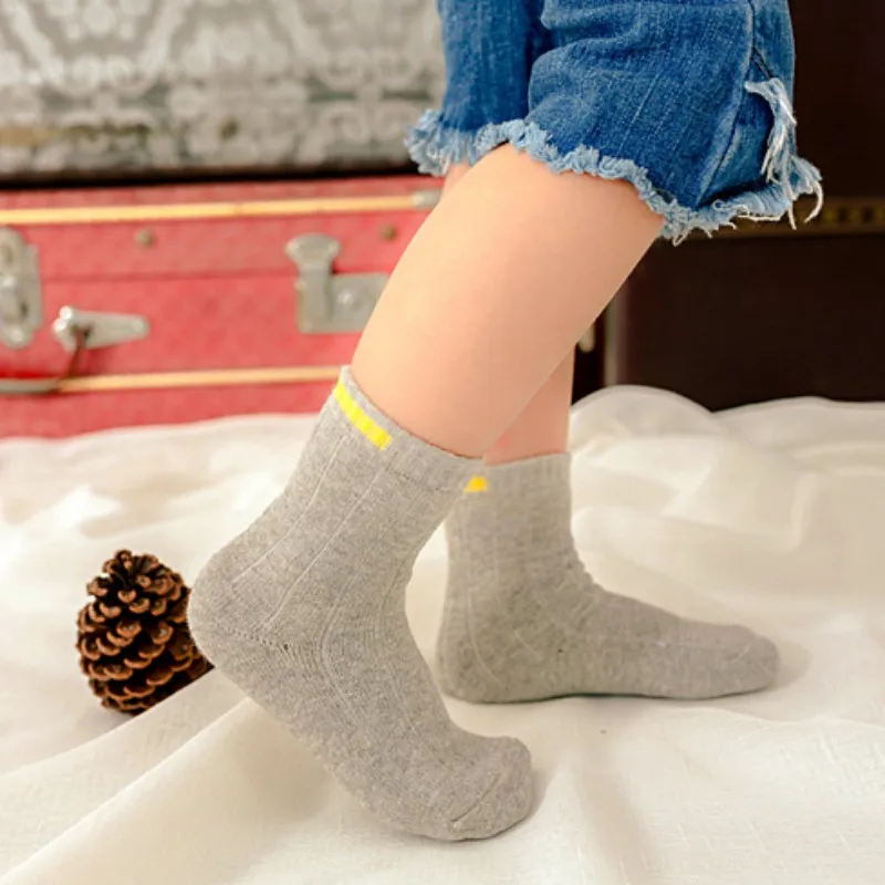 Дети носки для мальчиков и девочек модная новинка милые мягкие дышащие из хлопка