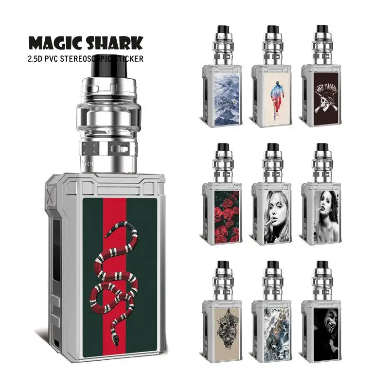 V-Вендетта в виде черепа розы змеи наклейка на вейп пленка чехол Обложка для Voopoo