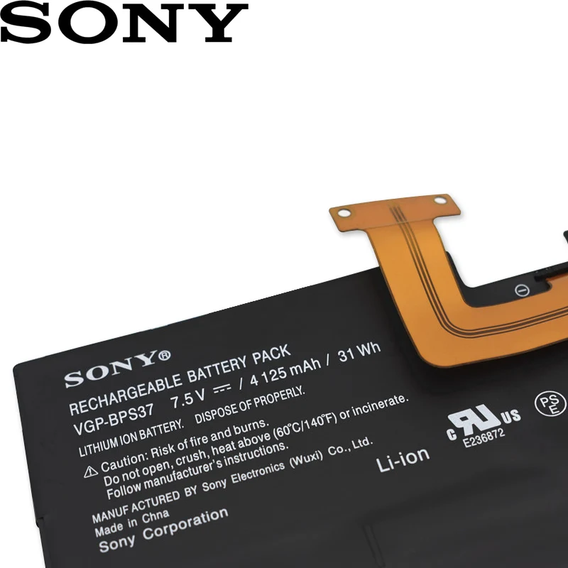 Sony оригинальный VGP-BPS37 для SONY VAIO Pro 11 SVP11 SVP11214CXB SVP11227SCB 7 5 V 31WH Новый аккумулятор