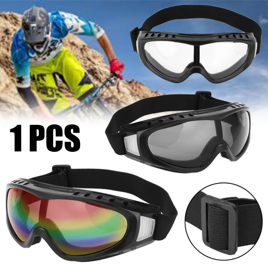 1 шт. зимние ветрозащитные лыжные очки, очки для спорта на открытом воздухе, лыжные очки, защита от УФ-лучей, пылезащитные лыжные очки