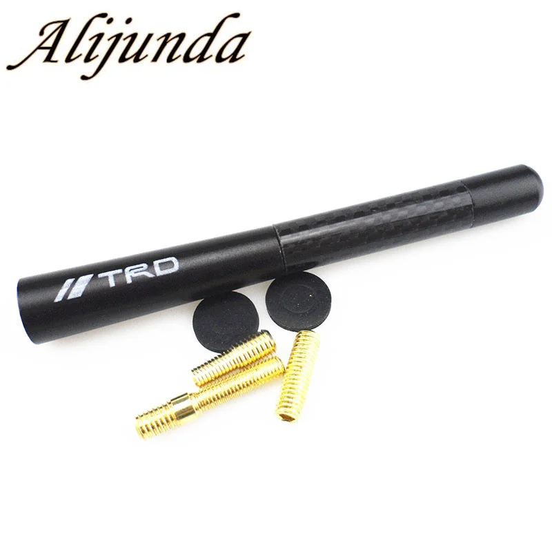 Нежная короткая антенна из углеродного волокна черного цвета автомобильная для