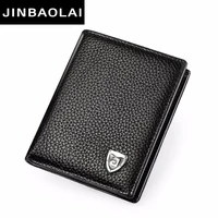 thin mini genuine leather small wallet for men money bag black purse klachi card holder walet cuzdan partmonee vallet kashelek