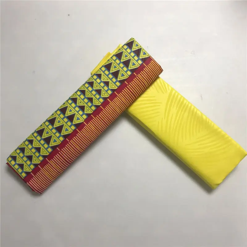 Нигерийский полиэстер воск Анкара Kente Ткань Chitenge Гана воск Африканский Kitenge принты ткань для ткани в 2+ 2 ярдов J30 - Цвет: 30