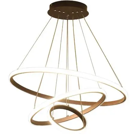 Белый черный золотой кофейная круглая рамка светодиодный светильник 110 В 220