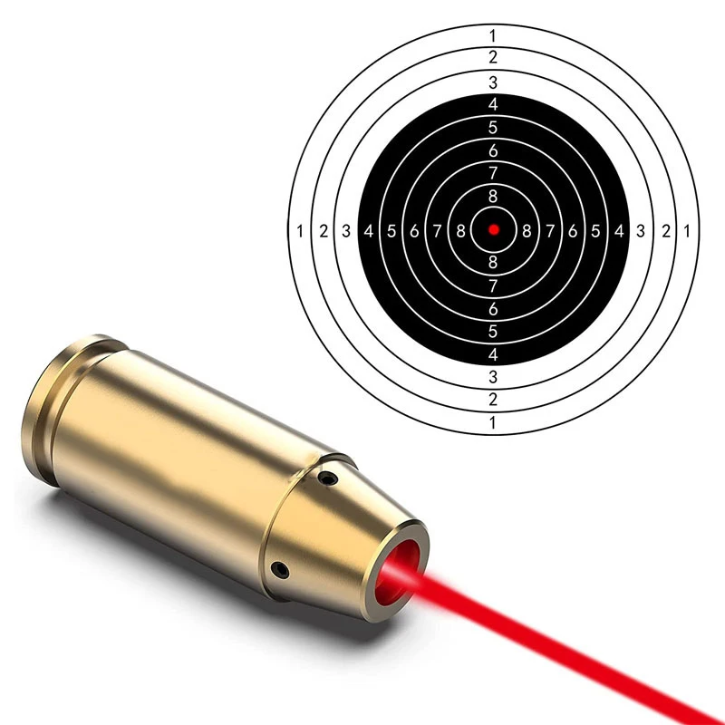 Картридж Vector Optics с красным лазерным отверстием 9 мм латунь | Спорт и развлечения