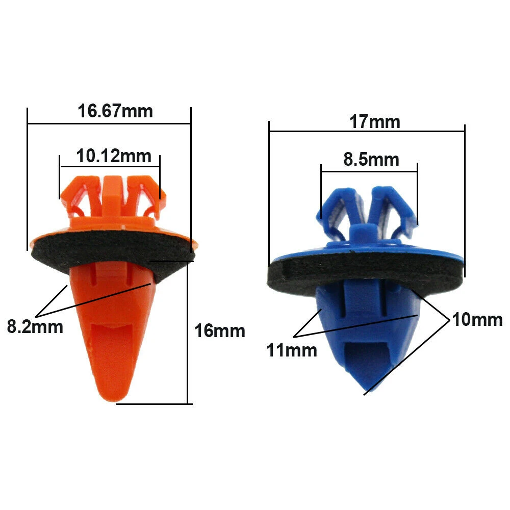 

75495-35010 75397-35010 Fender Flare Retainer Clips For Toyota Tacoma 38pcs High Quality Nylon, Plastic Car Clips