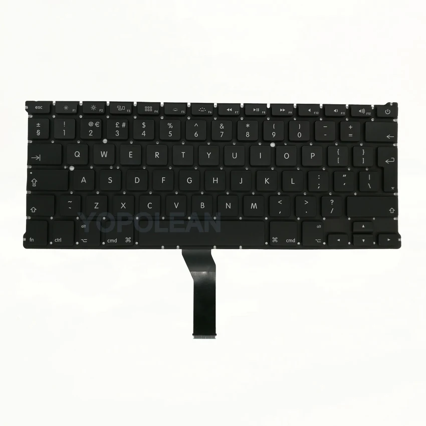 Новая английская клавиатура с подсветкой для Macbook Air 13 дюймов A1369 2011 A1466 2012 2017