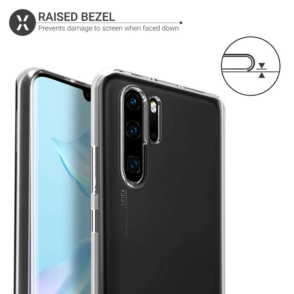 Прозрачный чехол для huawei P30 P20 Pro Lite силиконовый тонкий защитный противоударный