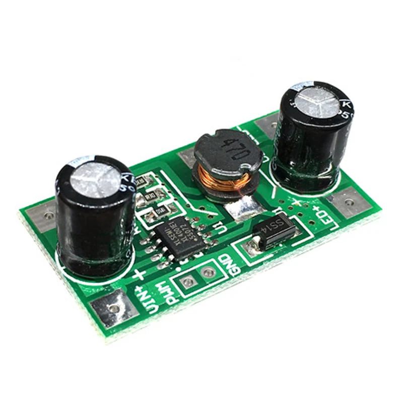1 Вт Светодиодный модуль драйвера 350мА ШИМ Диммируемый Вход 5 35 в|Светодиодные