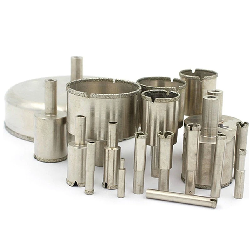 Сверло с алмазным покрытием набор для отверстий 6-95 мм стекла керамики мрамора |