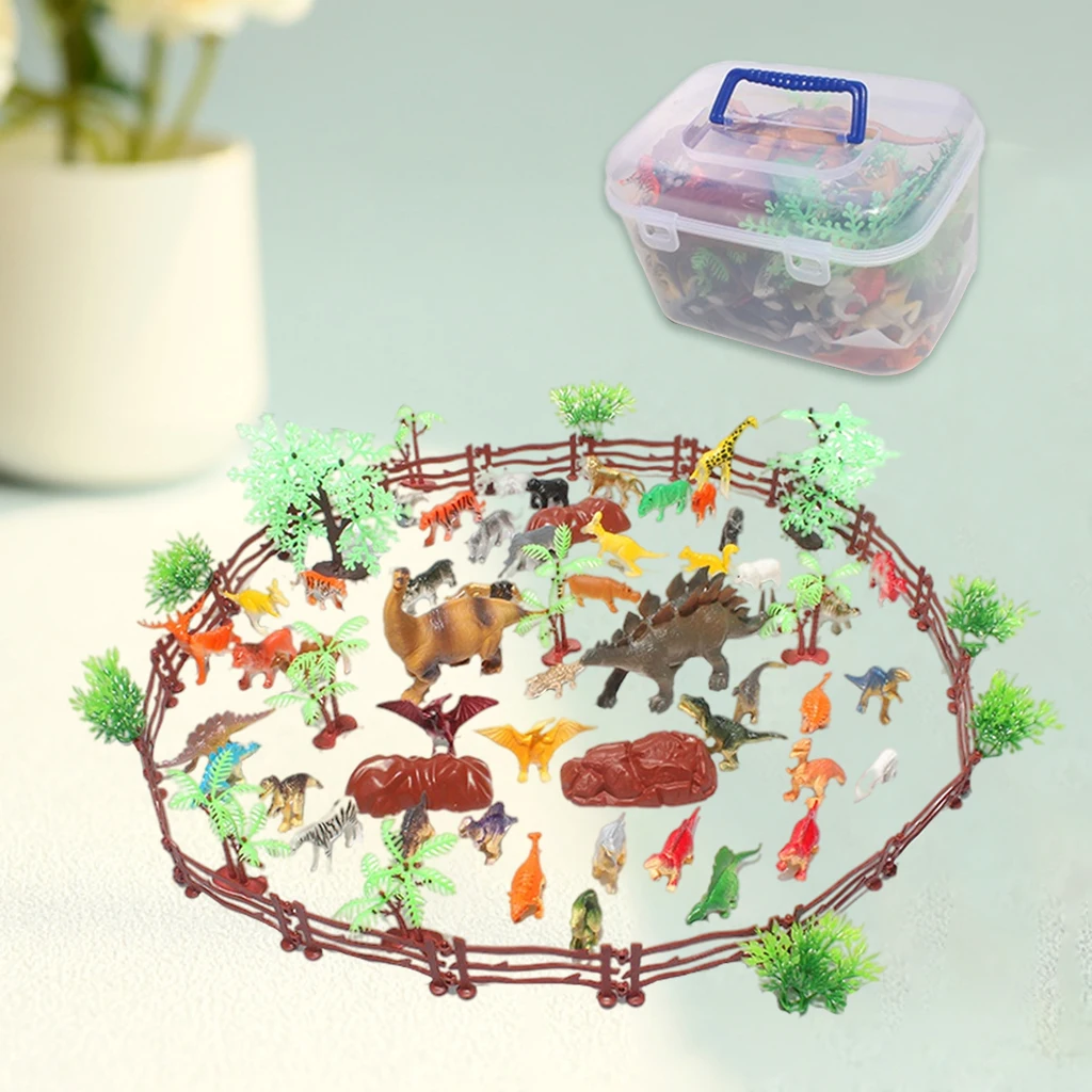 

Realistic 79x Animals Toys Elephant for DIY Kids Learning Party