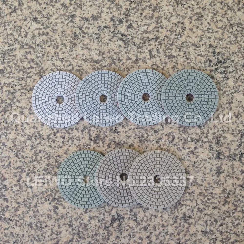 Алмазные полировальные колодки диск для шлифовки 4 дюйма влажная поверхность 3 мм