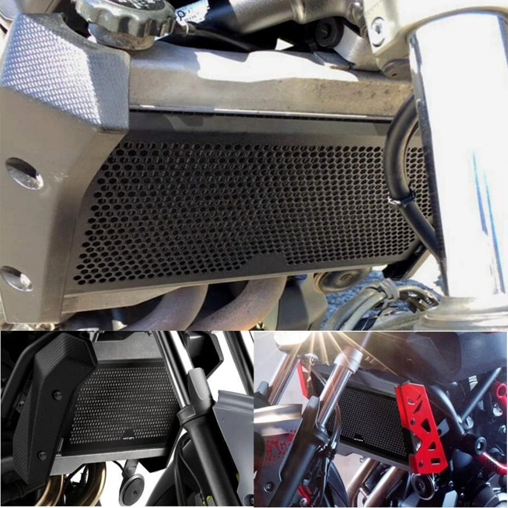 

Motorcycle Radiator Side Guard Grill Grille Cover Protector for Yamaha MT07 MT-07 mt 07 2014 2015 2016 2017 2018 black