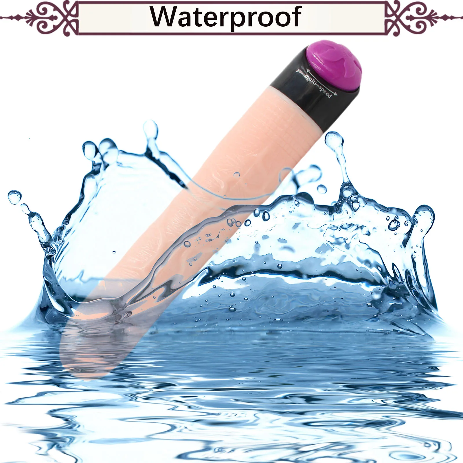 Большой вращающийся фаллоимитатор реалистичный пенис вагинальный вибратор